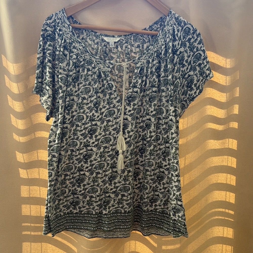 LUCKY BRAND floral top